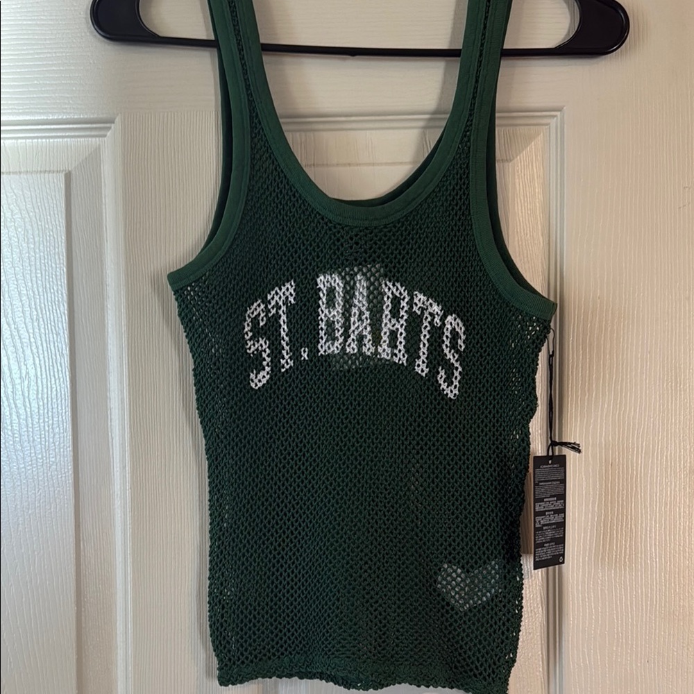 Forever21 -F21- Green Mesh Tank Top - Women’s S